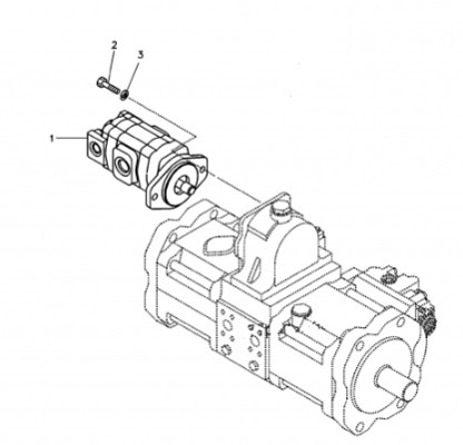 Pumpas de engranaje hidráulico para excavadoras EC360C L EC330C L EC360B LC EC330B LC