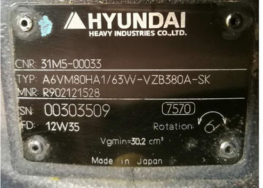 Motor del viaje del excavador de la rueda para Hyundai R55W-3 R55W-7 31M5-00031