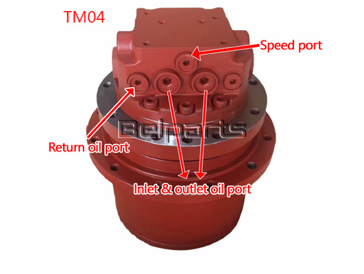 TB035 PHV-390-53B EX40 IHI40JX motor hidráulico de desplazamiento para piezas de excavadoras TM04