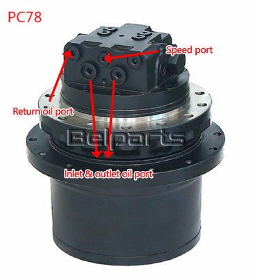 El motor de viaje de Belparts Assy TM09 GM09 Excavadora Dispositivo final PC78US-6 PC78 21W-60-2213