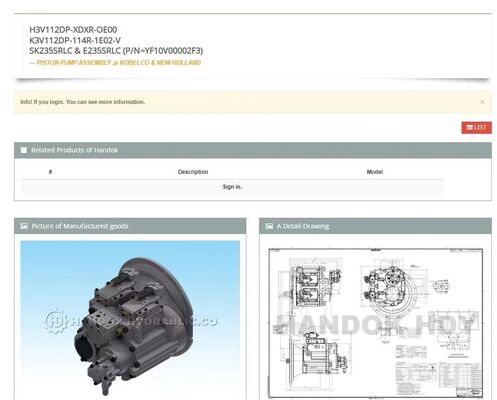 YF10V00002F2, K3V112DP-114R-1E02 SK235SRLC-2, SK235SRLC-1E, SK235SR-1E, SK235SRNLC-1E, SK235SRNLC-1ES, SK235SR-1ES BOMBA HIDRÁULICA piezas Kobelco