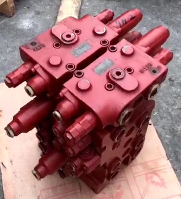SK130 SK135 SK140-8 Válvula de control hidráulico Assy para excavadoras Kobelco Distribuidor de piezas de repuesto mercado posventa