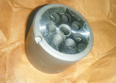 La pompa hydráulica del excavador parte el BLOQUE de CILINDRO de HPV050 HPV50 HPR050 para la bomba de aceite del pistón de la reparación